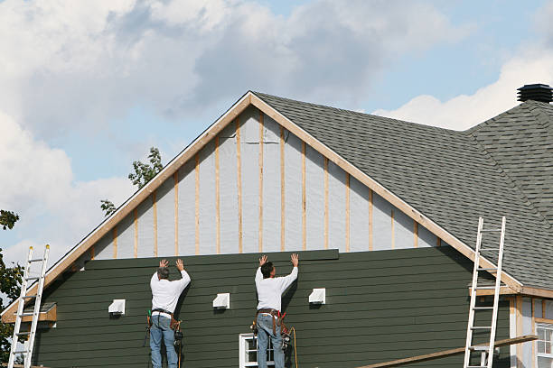 Professional Emergency Siding Repair technician working in Boxford, MA
